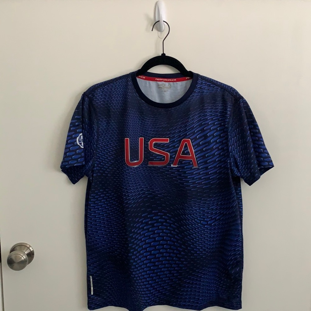 Polo Sport Medium USA Jersey style shirt